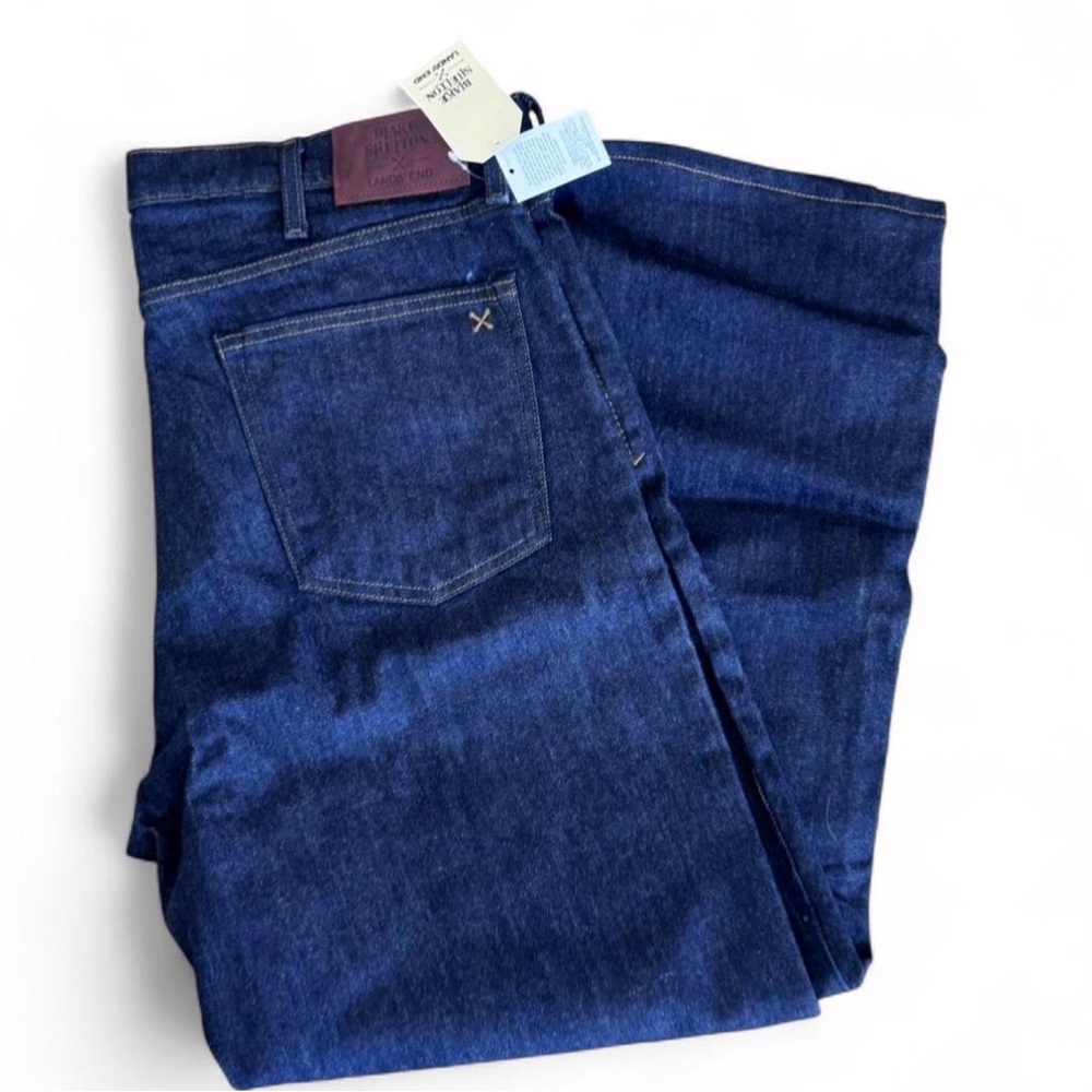 NWT Blake Shelton Lands' End BS OFF STAGE ROCK RIVER WASH SZ 37 Men’s Denim